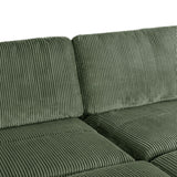 English Elm 90'' Square Arm Sofa With Removable Back Cushions and 2 Pillows,Couch For Living Room, Office, Apartment