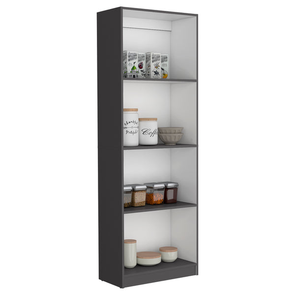 English Elm Vinton Tiered Bookcase with Smart Space-Saving Shelves, Versatile Display for Books & Decor Multicolor 39.37 L x 27.6 W x 3.54 H B097P167427