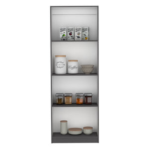 English Elm Vinton Tiered Bookcase with Smart Space-Saving Shelves, Versatile Display for Books & Decor Multicolor 39.37 L x 27.6 W x 3.54 H B097P167427