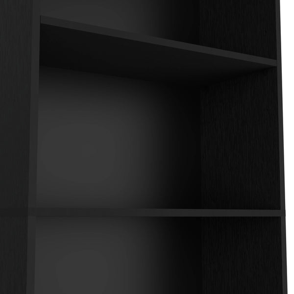 English Elm Vinton 4-Tier Bookcase with Spacious Vertical Shelves, Pine Construction, Easy Assembly, Modern Appeal Black 44.88 L x 28.35 W x 3.15 H B097P167419