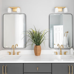 English Elm Wall Mirror Matte Black Metal Frame Rectangular 24x36 Bathroom Vanity Bedroom Decor W1435P151589