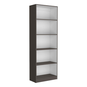 English Elm Vinton 4-Tier Bookcase with Spacious Vertical Shelves, Pine Construction, Easy Assembly, Modern Appeal Multicolor 44.88 L x 28.35 W x 3.15 H B097P167417