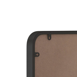 English Elm Wall Mirror Matte Black Metal Frame Rectangular 24x36 Bathroom Vanity Bedroom Decor W1435P151589