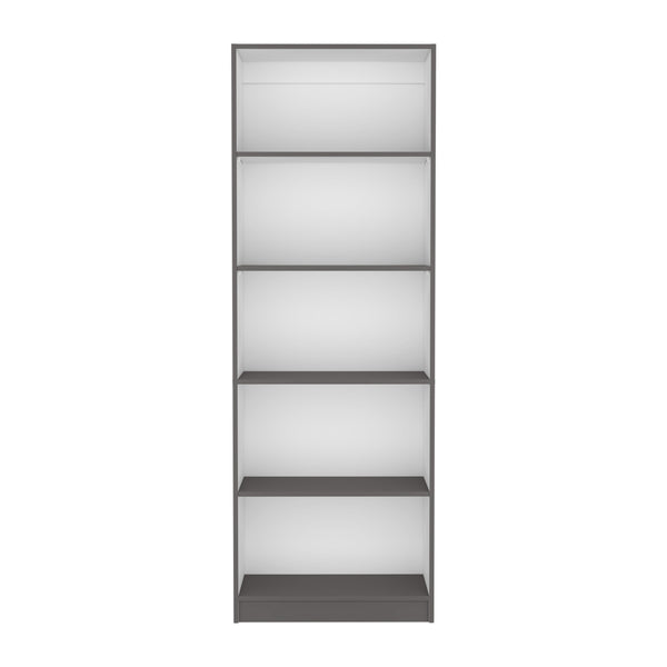 English Elm Vinton 4-Tier Bookcase with Spacious Vertical Shelves, Pine Construction, Easy Assembly, Modern Appeal Multicolor 44.88 L x 28.35 W x 3.15 H B097P167417