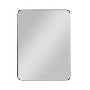 English Elm Wall Mirror Matte Black Metal Frame Rectangular 24x36 Bathroom Vanity Bedroom Decor W1435P151589