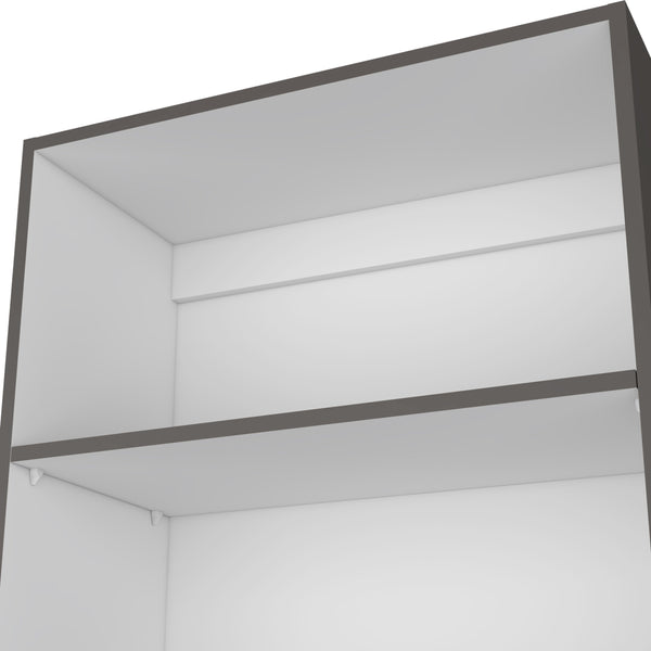 English Elm Vinton 4-Tier Bookcase with Spacious Vertical Shelves, Pine Construction, Easy Assembly, Modern Appeal Multicolor 44.88 L x 28.35 W x 3.15 H B097P167417
