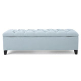 Christopher Knight Home® - Noble House - Ottilie Contemporary Button-Tufted Fabric Storage Ottoman Bench