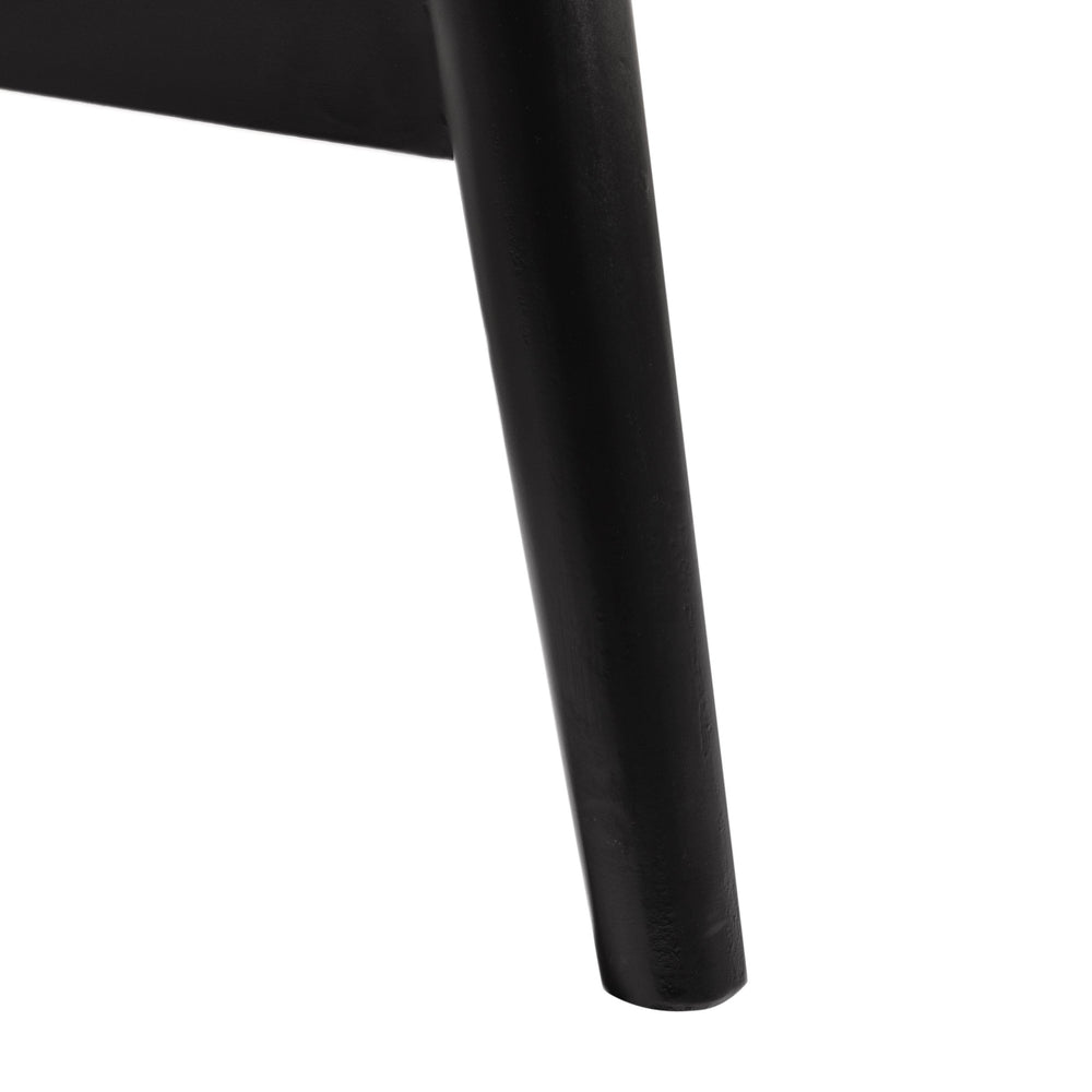 English Elm Christopher Knight Home® - ACCENT Chair with Plush Foam Cushion and Birch Wood Frame — Cozy, Supportive Seating for Living Room Black 74661.00BLK