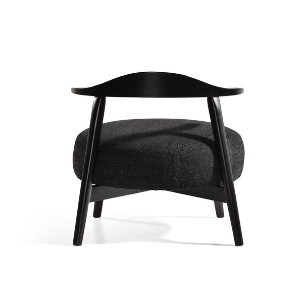 English Elm Christopher Knight Home® - ACCENT Chair with Plush Foam Cushion and Birch Wood Frame — Cozy, Supportive Seating for Living Room Black 74661.00BLK