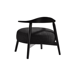 English Elm Christopher Knight Home® - ACCENT Chair with Plush Foam Cushion and Birch Wood Frame — Cozy, Supportive Seating for Living Room Black 74661.00BLK