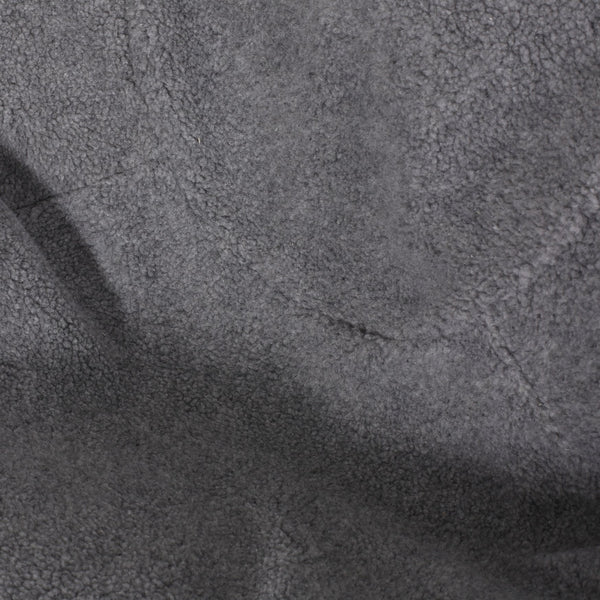 English Elm Kavel Plush Rounded Bean Bag Chair with Removable Washable Cover, High-Density Foam Comfort Seat Gray B181P163042