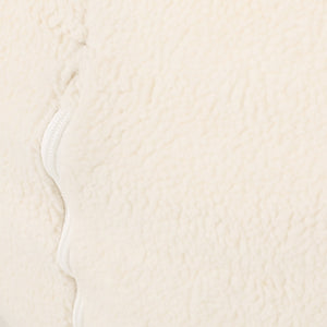 English Elm Kavel Plush Rounded Bean Bag Chair with Removable Washable Cover, High-Density Foam Comfort Seat Cream B181P163054