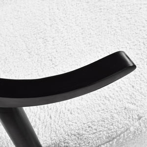 English Elm Christopher Knight Home® - ACCENT Chair with Plush Foam Cushion and Birch Wood Frame — Cozy, Supportive Seating for Living Room White 74661.00WHI