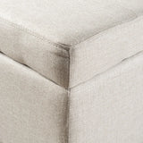 Christopher Knight Home® - Noble House - Gavin Beige Fabric Storage Ottoman