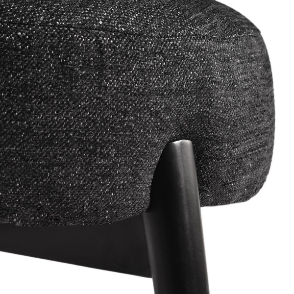 English Elm Christopher Knight Home® - ACCENT Chair with Plush Foam Cushion and Birch Wood Frame — Cozy, Supportive Seating for Living Room Black 74661.00BLK