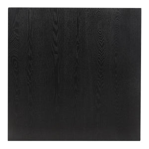 English Elm Counter Height Adina 35.5" Square Black Finish Counter Height Table Ash Veneer Transitional Dining B011P168508