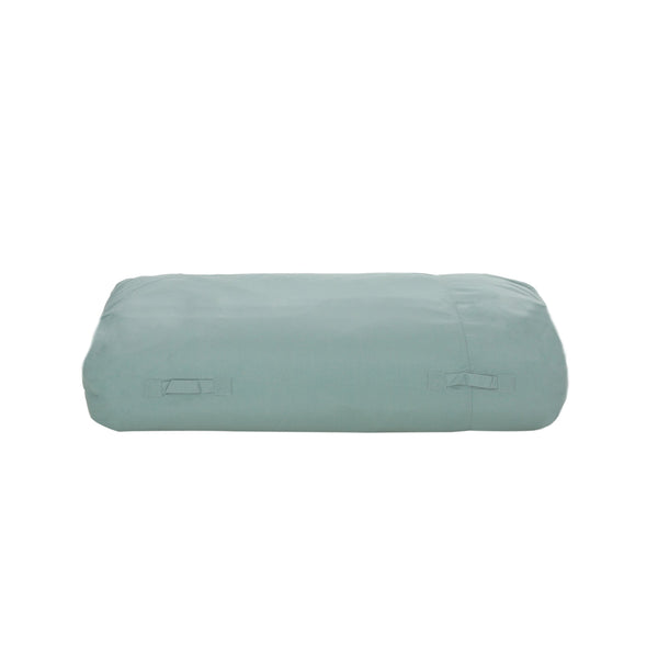 English Elm Kasper Teal Water-Resistant 6'x3' Lounger Bean Bag with Removable Washable Cover & High-Density Foam B181P163009