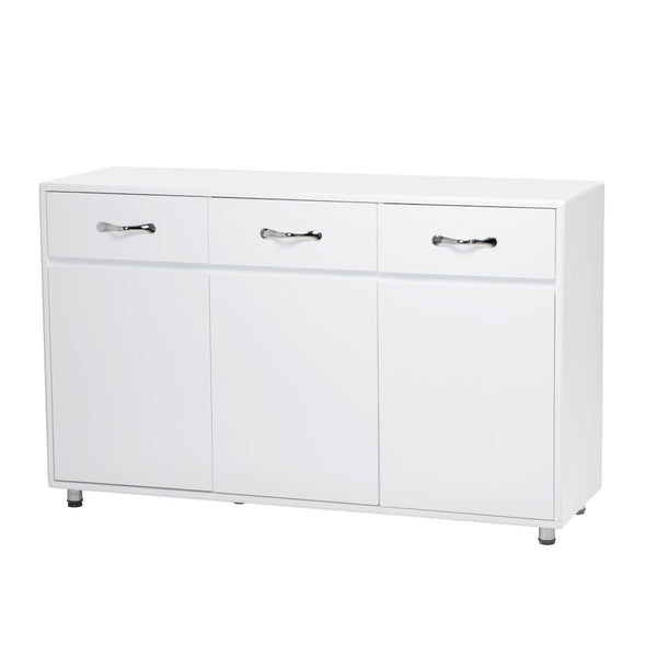 English Elm Kitchen Island with Extensible Wood Top Spice Towel Rack Storage on Casters W282S00027