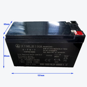 English Elm 12v 7ah Sealed Lead Acid Replacement Battery for Kids Ride on Cars and Outdoor Toys W1760P168719