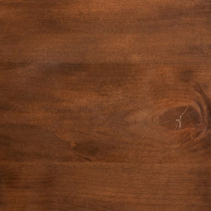 English Elm 48 Inch Coffee Table Whiskey Finish Knotty Alder Solid Veneer Rustic Modern Cocktail Table w/ Wheels B108P160191