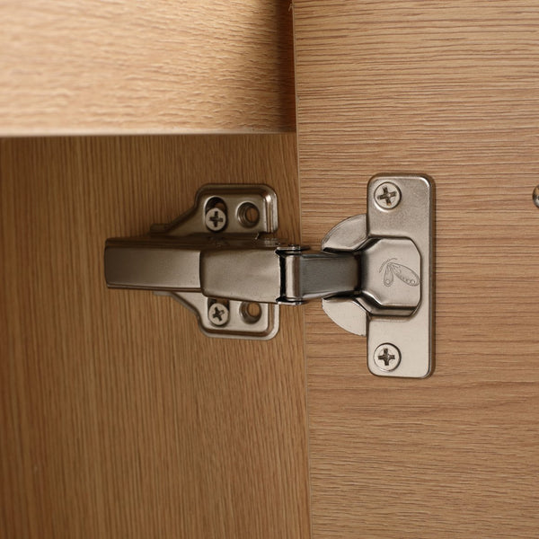 English Elm Levistar 24" Oak Bathroom Vanity With Durable Resin Sink & Smart Storage, Perfect For Small Spaces W1972P165042