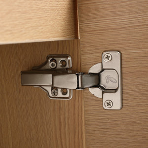 English Elm Levistar 36 Inch Oak Bathroom Vanity With Resin Sink – Stylish Storage & Easy Maintenance Cabinet Set W1972P165045