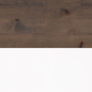 English Elm 22 Inch One-Drawer File Cabinet in Jasmine Whitewash & Barnwood Finish, Fully Assembled, Oil-Rubbed Bronze Hardware, Shelf-Friendly Storage B108131546