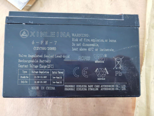 English Elm 12v 7ah Sealed Lead Acid Replacement Battery for Kids Ride on Cars and Outdoor Toys W1760P168719