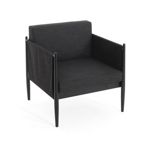 English Elm Christopher Knight Home® - DAWSON Club Chair Dark Grey Aluminum Frame, Water-Resistant Cushions, UV & Rust-Resistant Design 73761.00BLK