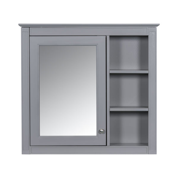 English Elm 30'' Modern Bathroom Vanity Set With Mirror, 2 Drawers & Tip-Out, Stylish Storage For Small Spaces SW000127AAE-3