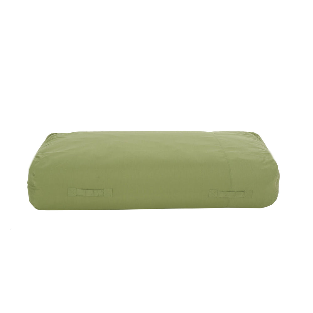 English Elm Kasper Waterproof 6'x3' Lounger Bean Bag, Green — Removable Washable Cover, High-Density Foam Comfort B181P162986