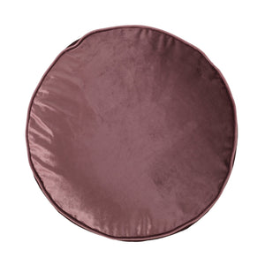 English Elm Shimon Velvet Cylinder Pouf Ottoman for Living Room or Bedroom — Plush Polystyrene Fill, 200 lb Capacity Pink B181P162896
