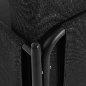 English Elm Christopher Knight Home® - DAWSON Club Chair Dark Grey Aluminum Frame, Water-Resistant Cushions, UV & Rust-Resistant Design 73761.00BLK