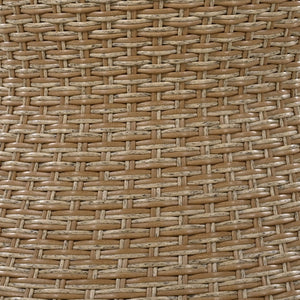 English Elm K&K 5-Piece Outdoor Rope Weave Patio Set with Pop-Up Cool Bar Table, Loveseat, Chairs & Ottomans Brown WF324995AAZ