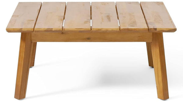 English Elm Brooklyn Acacia Hardwood Outdoor Sofa Set with Slat Design and Weather Resistant Cushions 73146.00_73147.00_74101.00BGE