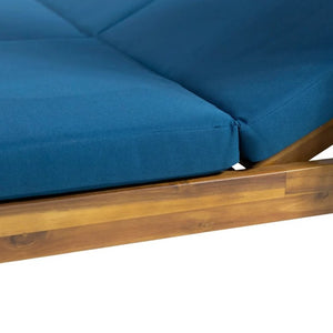 English Elm Kenzie Daybed Cushion and Curtain Set for Bedroom Nook Sunroom Lounge Retreat 71046.00WTC-CUSH-BLU