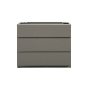 English Elm Alice-36F-102,Floor Cabinet - Stylish Gray Storage Solution With 3 Soft-Close Drawers, Pre-Assembled W1865107752