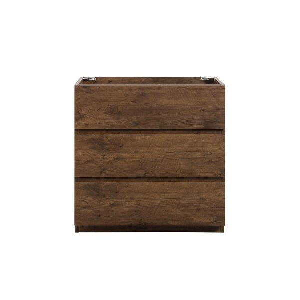 English Elm Alice-30F-105,Floor Cabinet In Rich Walnut – Pre-Assembled With 3 Drawers For Ultimate Storage Solutions W1865107748