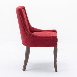 English Elm A&a Furniture Mid-century Dining Chairs Set of 2 Walnut Bentwood Pu Leather Seats Burgundy W1143P151494