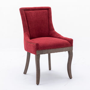 English Elm A&a Furniture Mid-century Dining Chairs Set of 2 Walnut Bentwood Pu Leather Seats Burgundy W1143P151494
