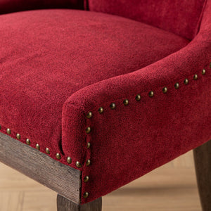 English Elm A&a Furniture Mid-century Dining Chairs Set of 2 Walnut Bentwood Pu Leather Seats Burgundy W1143P151494