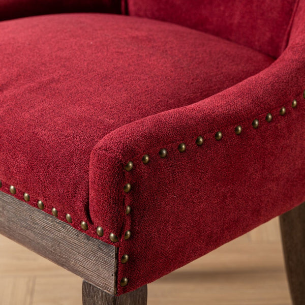 English Elm A&a Furniture Mid-century Dining Chairs Set of 2 Walnut Bentwood Pu Leather Seats Burgundy W1143P151494