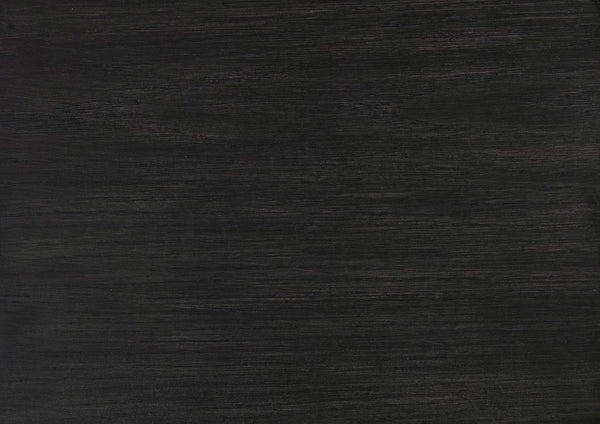 English Elm Antique Orem 72" Dining Table in Antique Black Oak Veneer, Transitional Framing, 40"x30" Rug-Friendly B011P170575