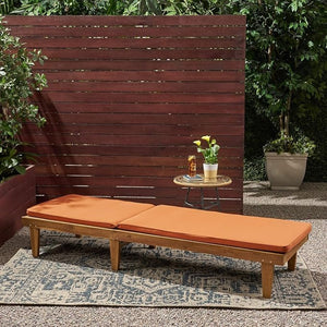 English Elm Nadine Outdoor Chaise Lounge Cushion Water Resistant Full Body Patio Coverage 63493.00WTC-CUSH-RUSORG