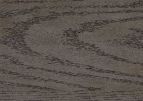 English Elm Beautiful Lovell 5pc Dining Set Gray Oak Veneer Table with 4 Upholstered Brown Fabric Side Chairs, Seats 4 B011P170909