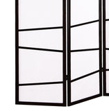 English Elm 3-Panel Screen Room Divider, Black