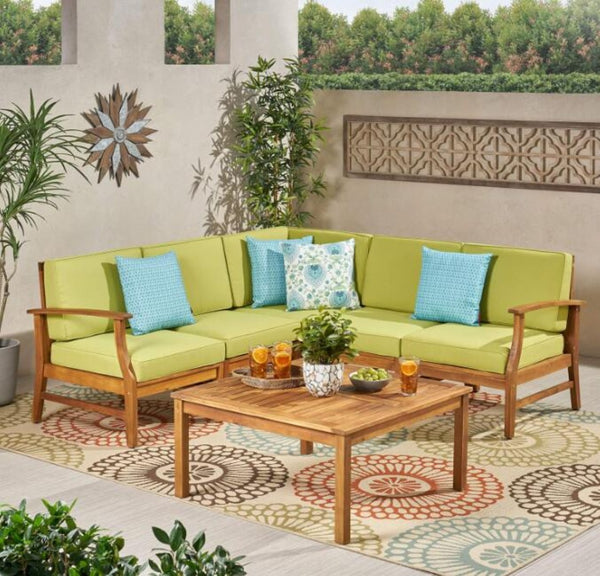 English Elm Perla Armless Accent Chair Tailored Low Profile Upholstered Seat for Living Room 58941.00L-R-CON-M2GRN-59098.00