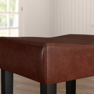 English Elm Christopher Knight Home® - Set Transitional 2-Piece Backless Fabric Counter Height Barstools with 26.75" Seat Height, Durable Upholstery and Sturdy Frame Brown 74492.00HZLNT