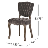 Christopher Knight Home® - Noble House - - Kd Tufted Chair (Wthr)( Set Of 2 )