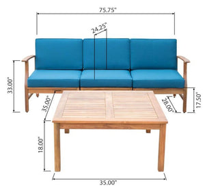 English Elm Perla Armless Accent Chair Tailored Low Profile Upholstered Seat for Living Room 58941.00L-M-RBLU-59098.00
